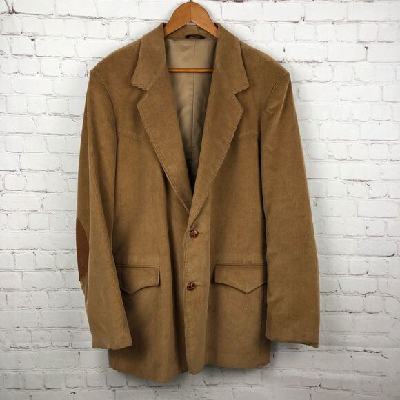 Pioneer Wear Other - Pioneer Wear Vintage Corduroy Western Blazer Sz 44L